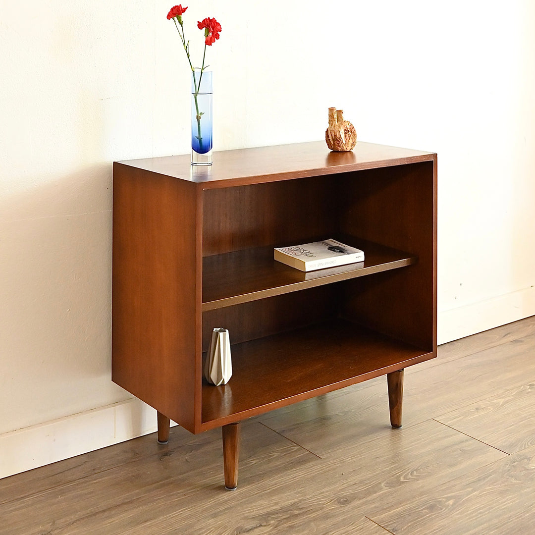 Mid Century Walnut Sideboard Bookshelf Bookcase by Chiswell