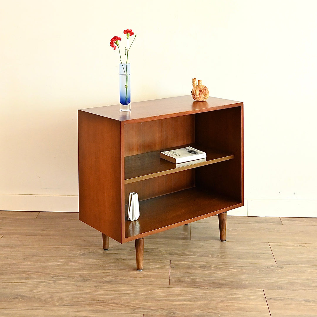 Mid Century Walnut Sideboard Bookshelf Bookcase by Chiswell