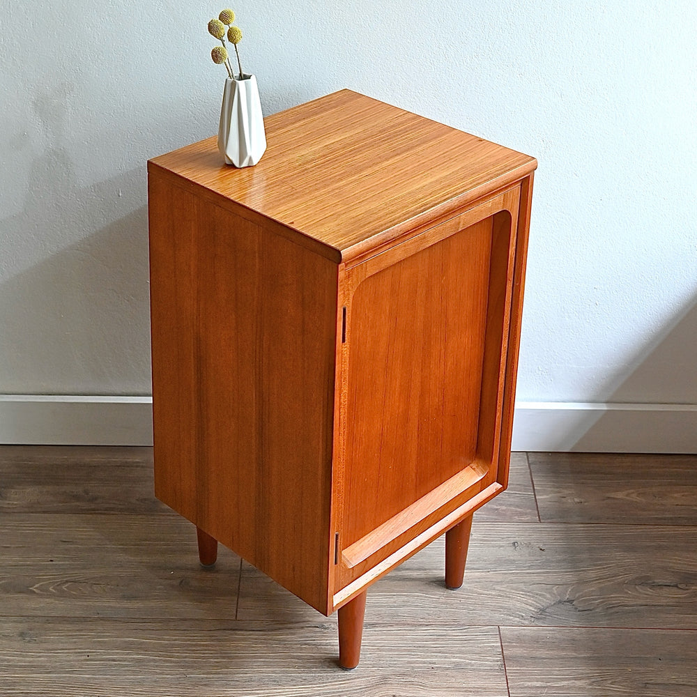 Mid Century Teak Bedside Tables Night Stands by Chiswell