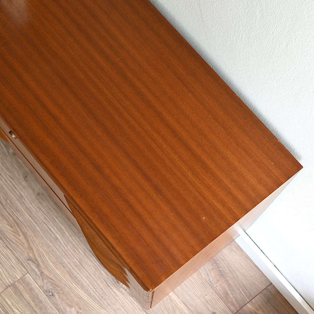 Mid Century Teak Sideboard Dresser Drawers by Cressy