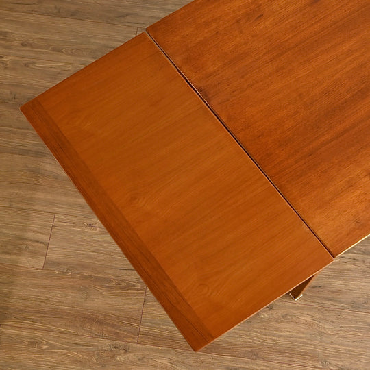 Mid Century Teak Extendable Fler 64' Dining Table