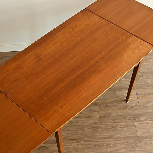 Mid Century Teak Extendable Fler 64' Dining Table