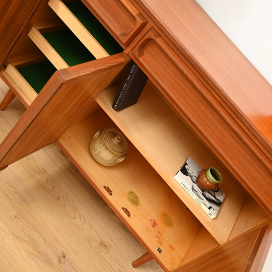 Mid Century Teak Sideboard Buffet by Chiswell