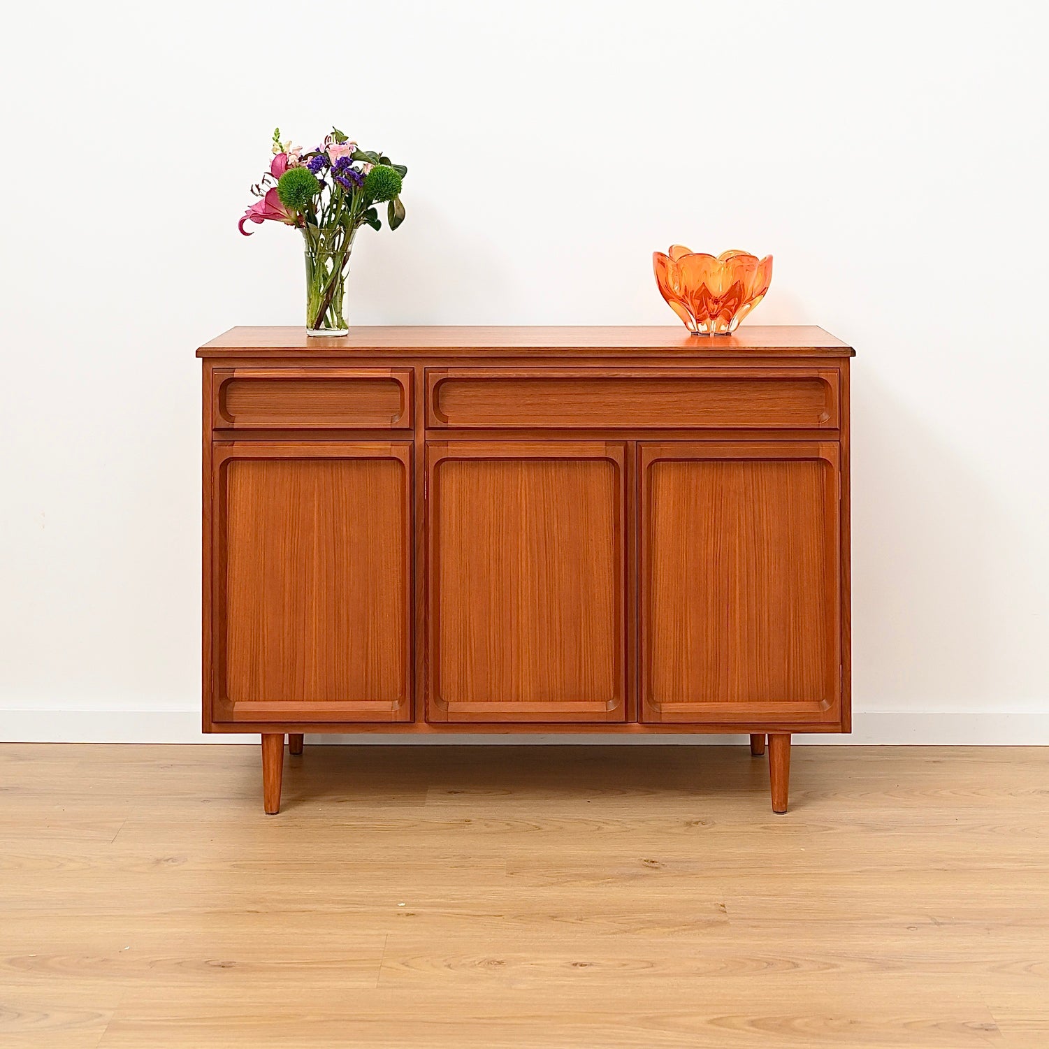 Mid Century Teak Sideboard Buffet by Chiswell