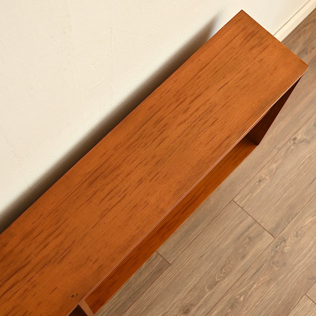 Mid Century Teak Sideboard Open Bookshelf Shelving