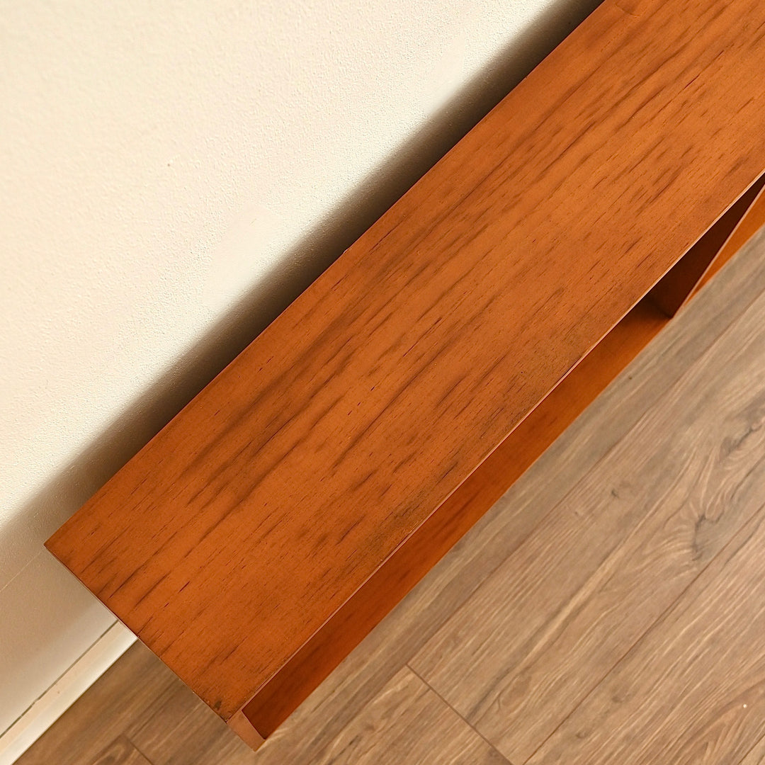 Mid Century Teak Sideboard Open Bookshelf Shelving