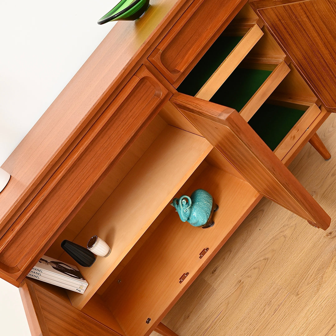Mid Century Teak Sideboard Buffet by Chiswell