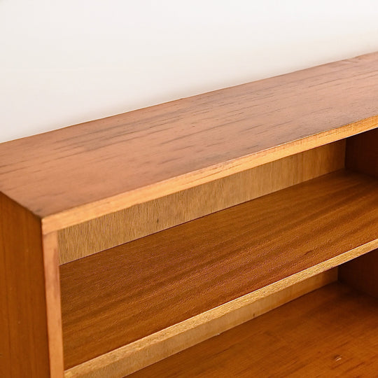 Mid Century Teak Sideboard Open Bookshelf Shelving