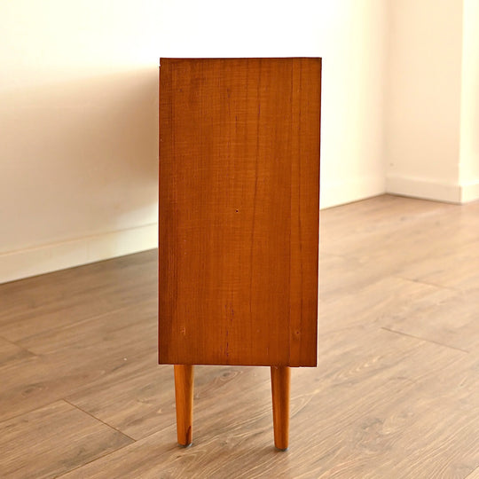 Mid Century Teak Sideboard Open Bookshelf Shelving