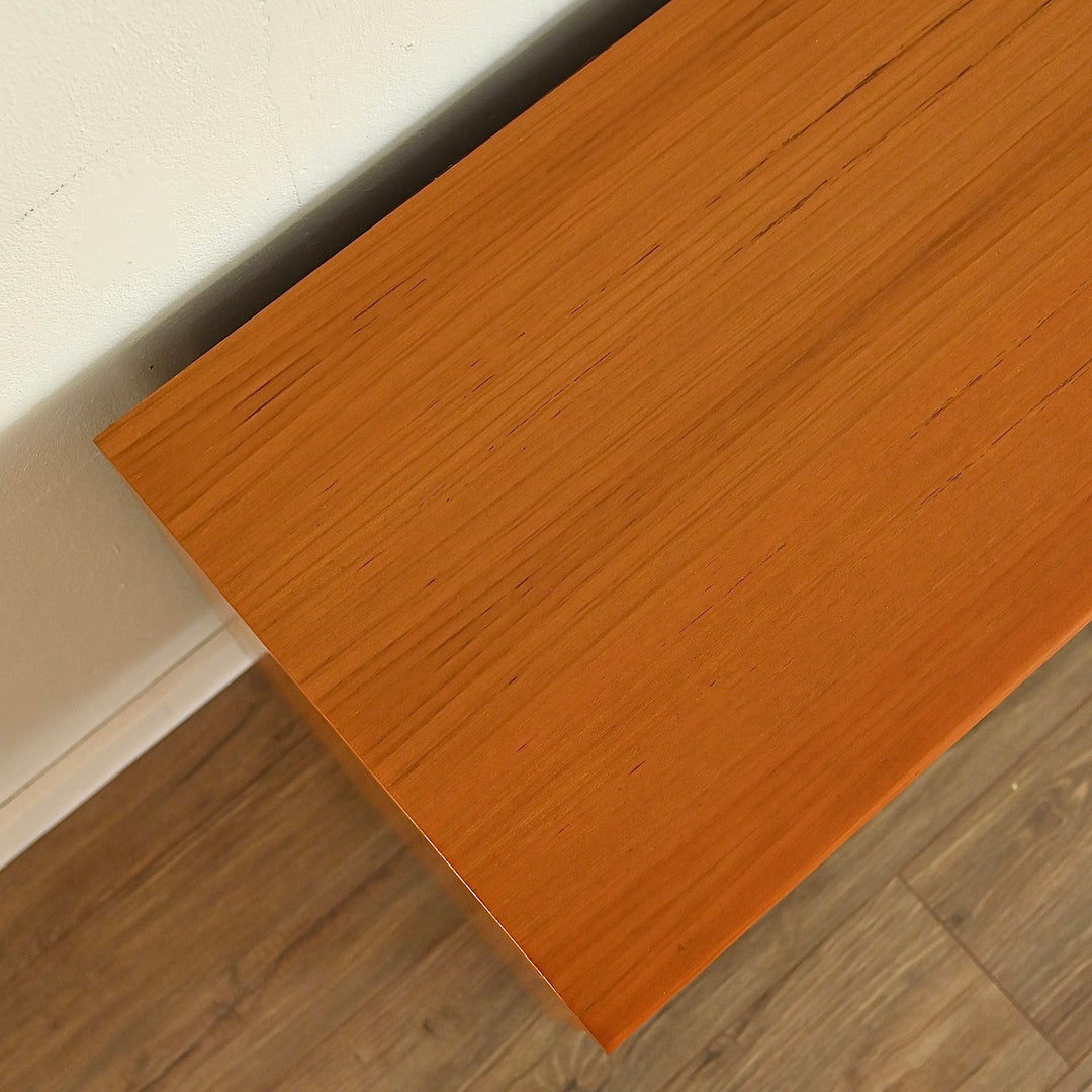 Mid Century Teak Sideboard LP Record Cabinet by Noblett