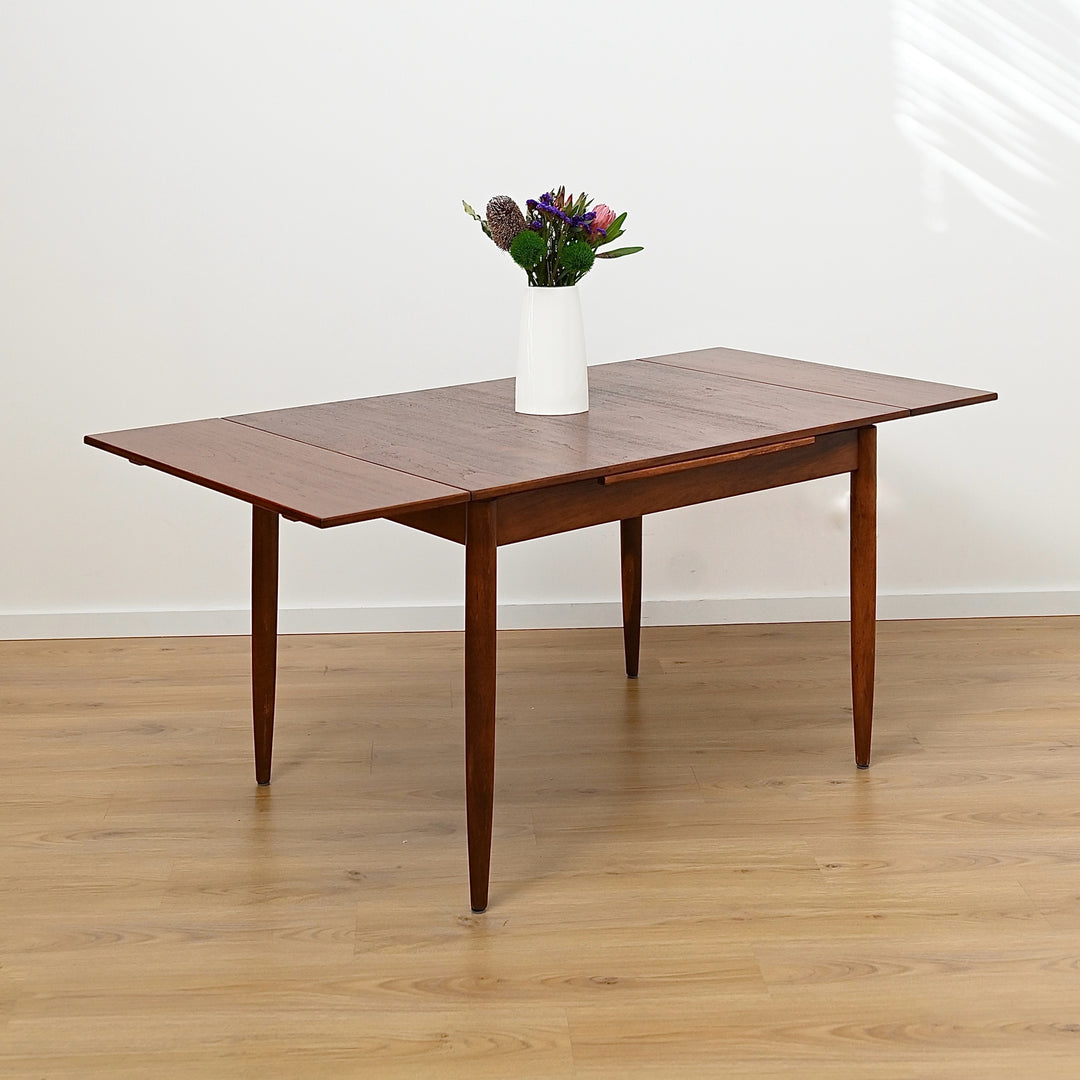 Parker Mid Century Teak Nordic Extendable Dining Table - Refinished