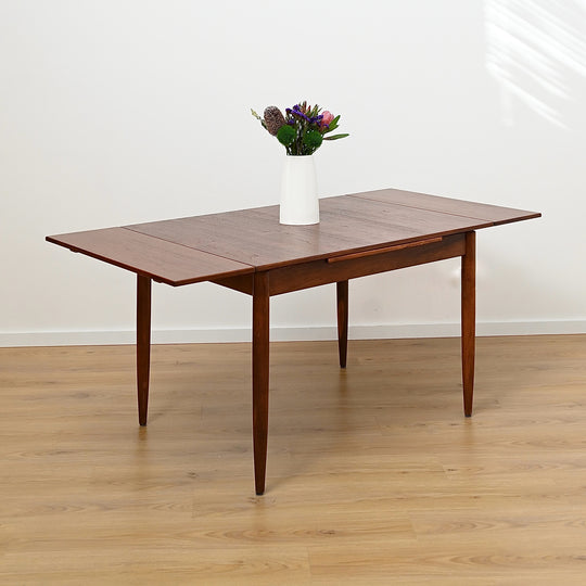 Parker Mid Century Teak Nordic Extendable Dining Table - Refinished