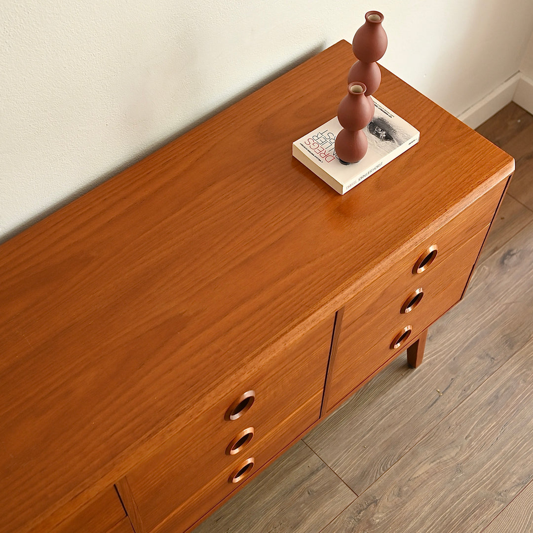 Mid Century Teak Sideboard Dresser Drawers by Paul Mason