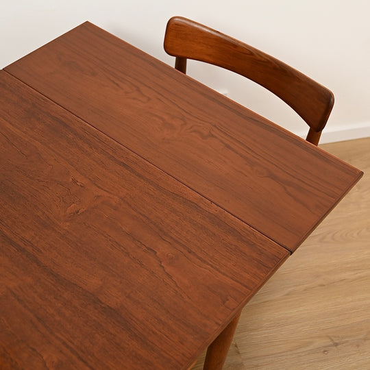Parker Mid Century Teak Nordic Extendable Dining Table - Refinished