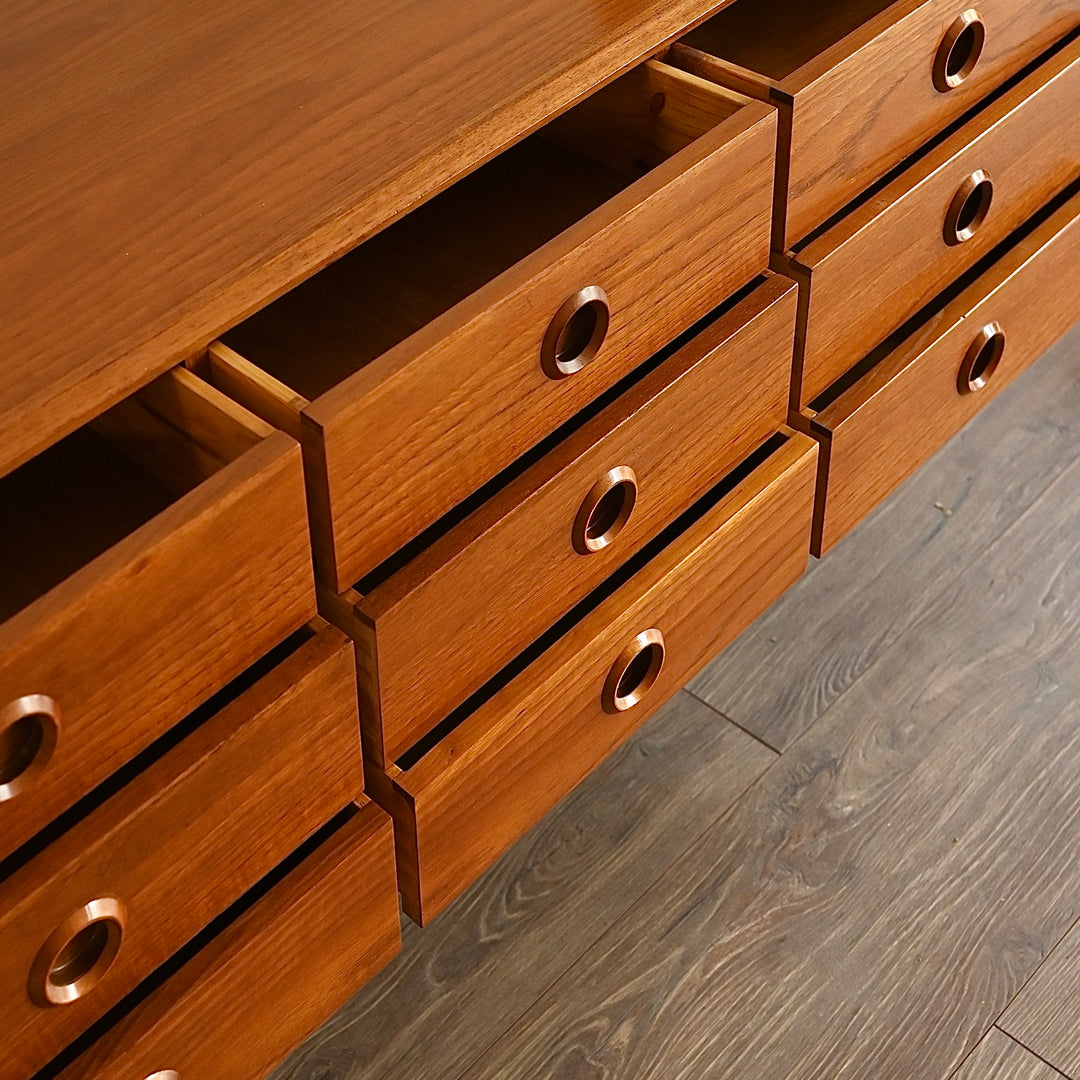 Mid Century Teak Sideboard Dresser Drawers by Paul Mason