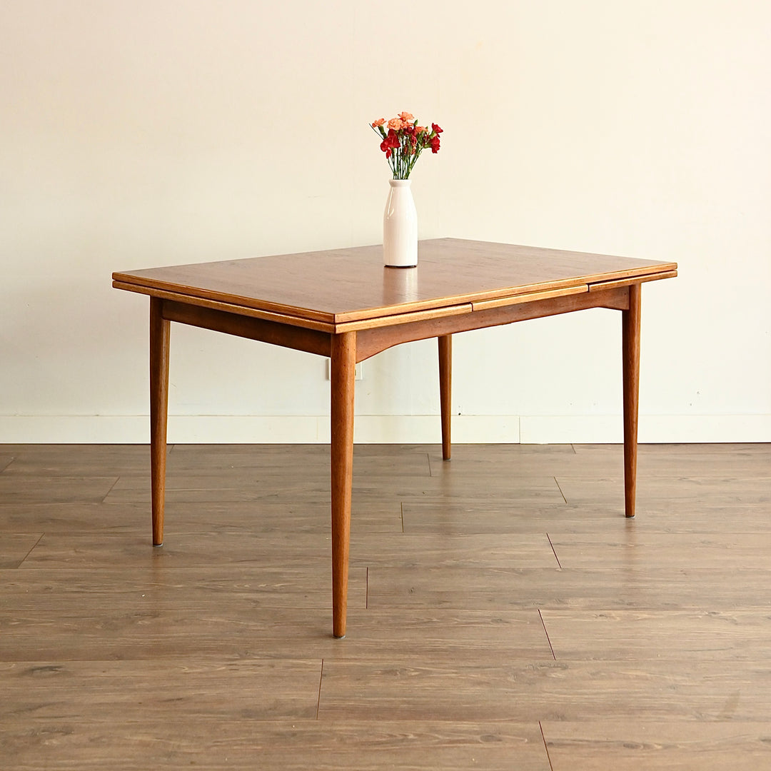 Parker Mid Century Teak Nordic Extendable Dining Table
