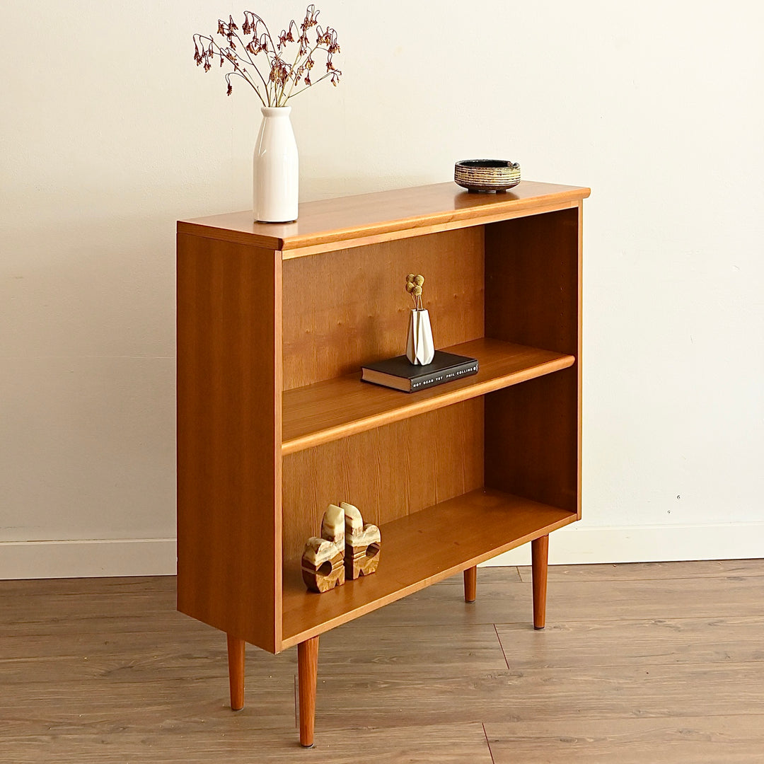 Mid Century Teak Sideboard Bookshelf LP Record Cabinet by Parker