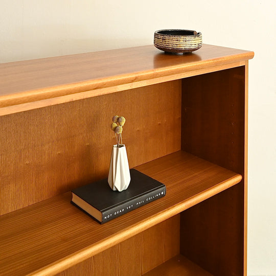 Mid Century Teak Sideboard Bookshelf LP Record Cabinet by Parker