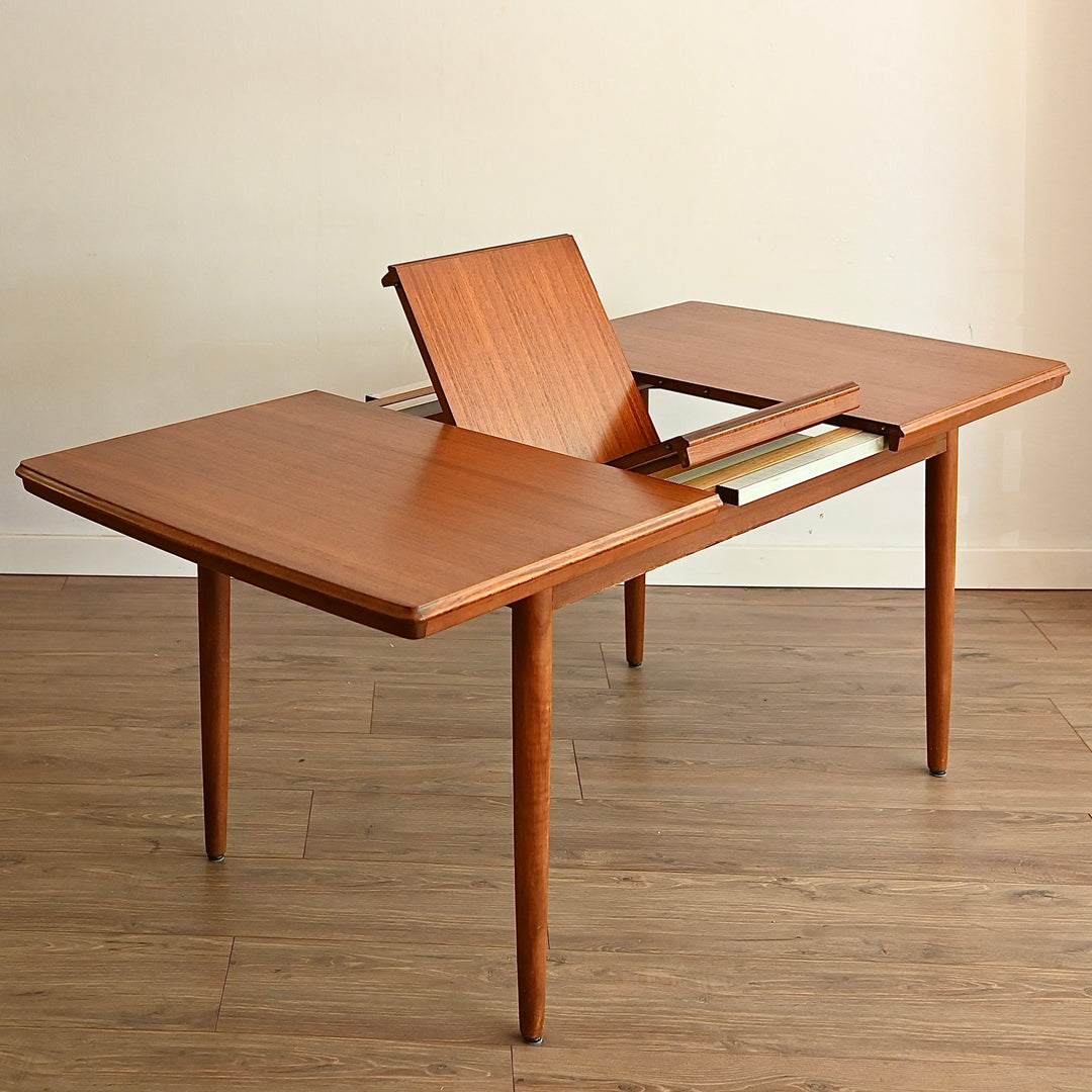 Mid Century Teak Extendable Dining Table by Chiswell