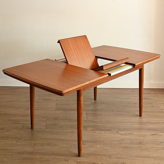 Mid Century Teak Extendable Dining Table by Chiswell