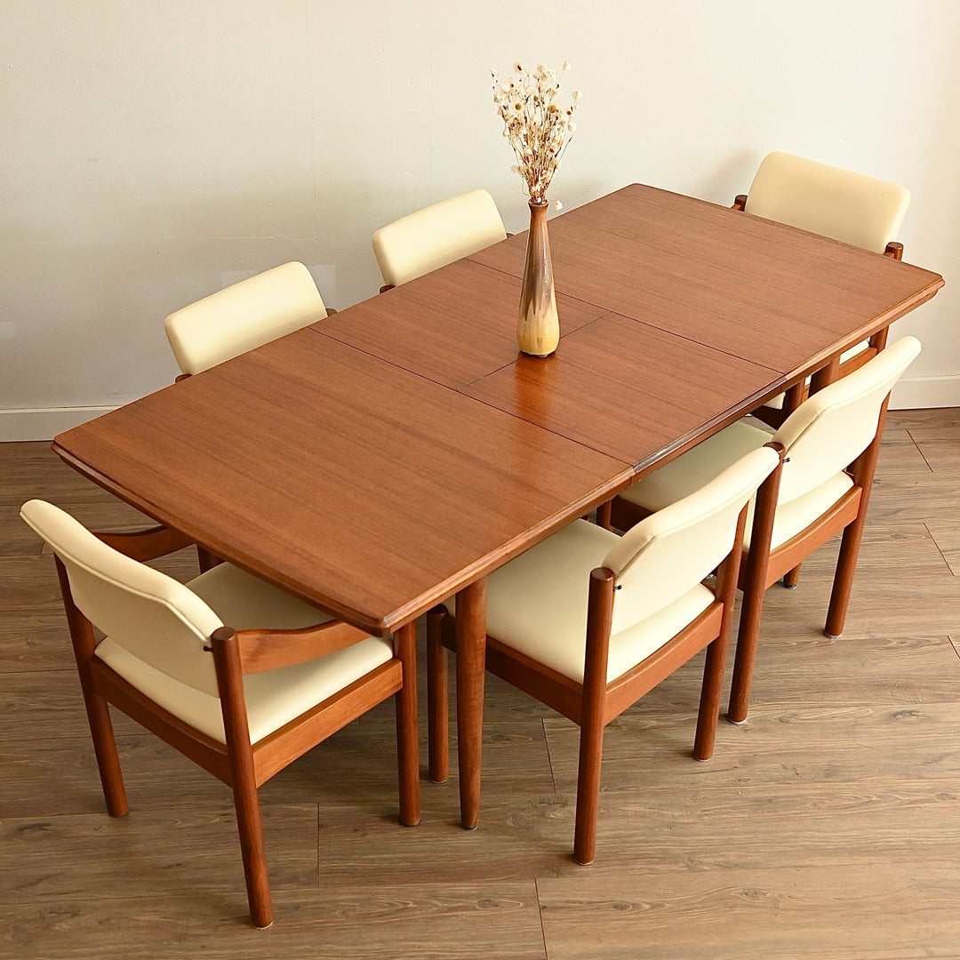 Mid Century Teak Extendable Dining Table by Chiswell