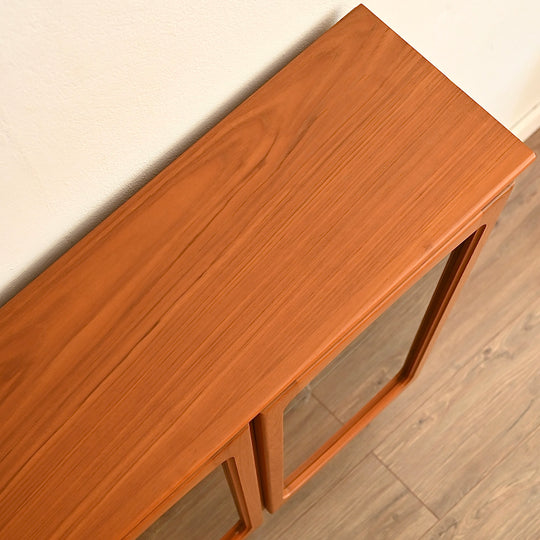 Mid Century Teak Sideboard Display China Cabinet