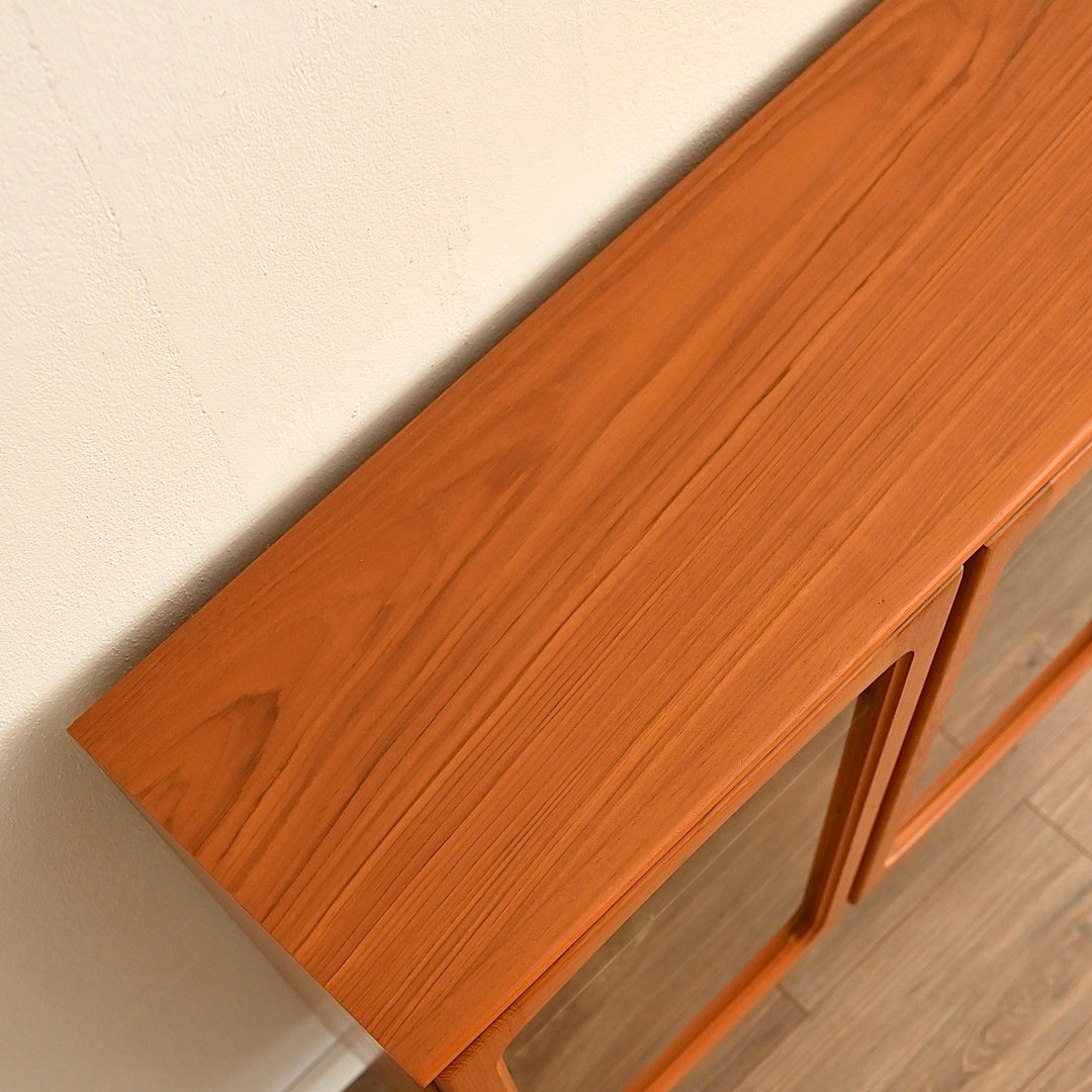 Mid Century Teak Sideboard Display China Cabinet