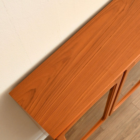 Mid Century Teak Sideboard Display China Cabinet