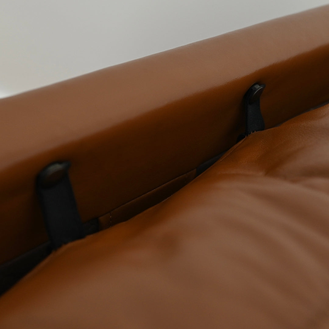 Tessa T21 Tan Leather Lounge Suite by Fred Lowen with Swivel Armchair