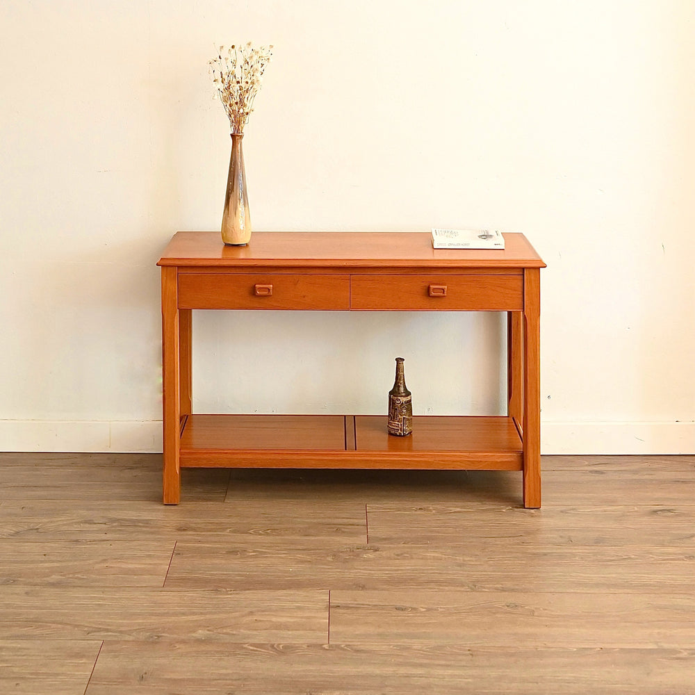 Parker Teak Mid Century Console Hallway Table
