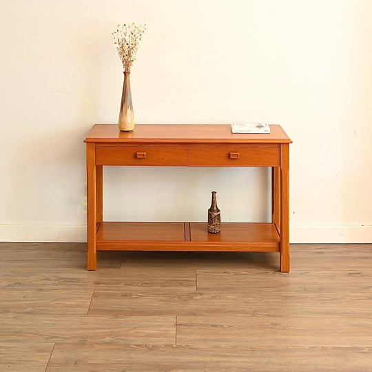 Parker Teak Mid Century Console Hallway Table