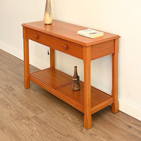 Parker Teak Mid Century Console Hallway Table