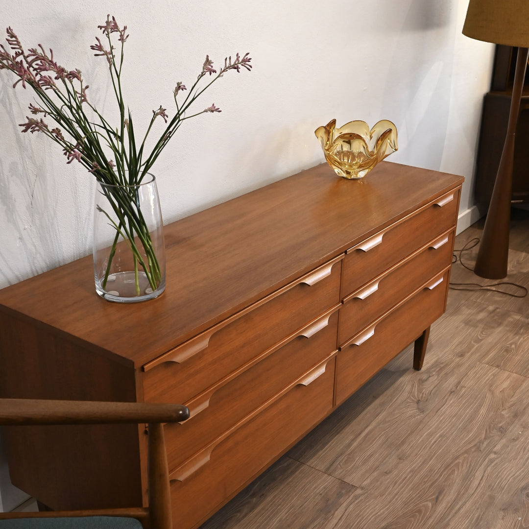 Mid Century Teak Sideboard Dresser Drawers