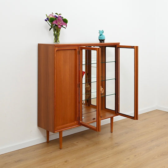Mid Century Teak Display Cabinet by Chiswell