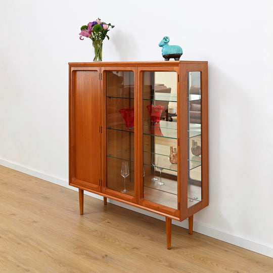 Mid Century Teak Display Cabinet by Chiswell