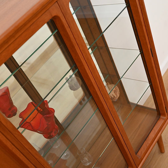 Mid Century Teak Display Cabinet by Chiswell