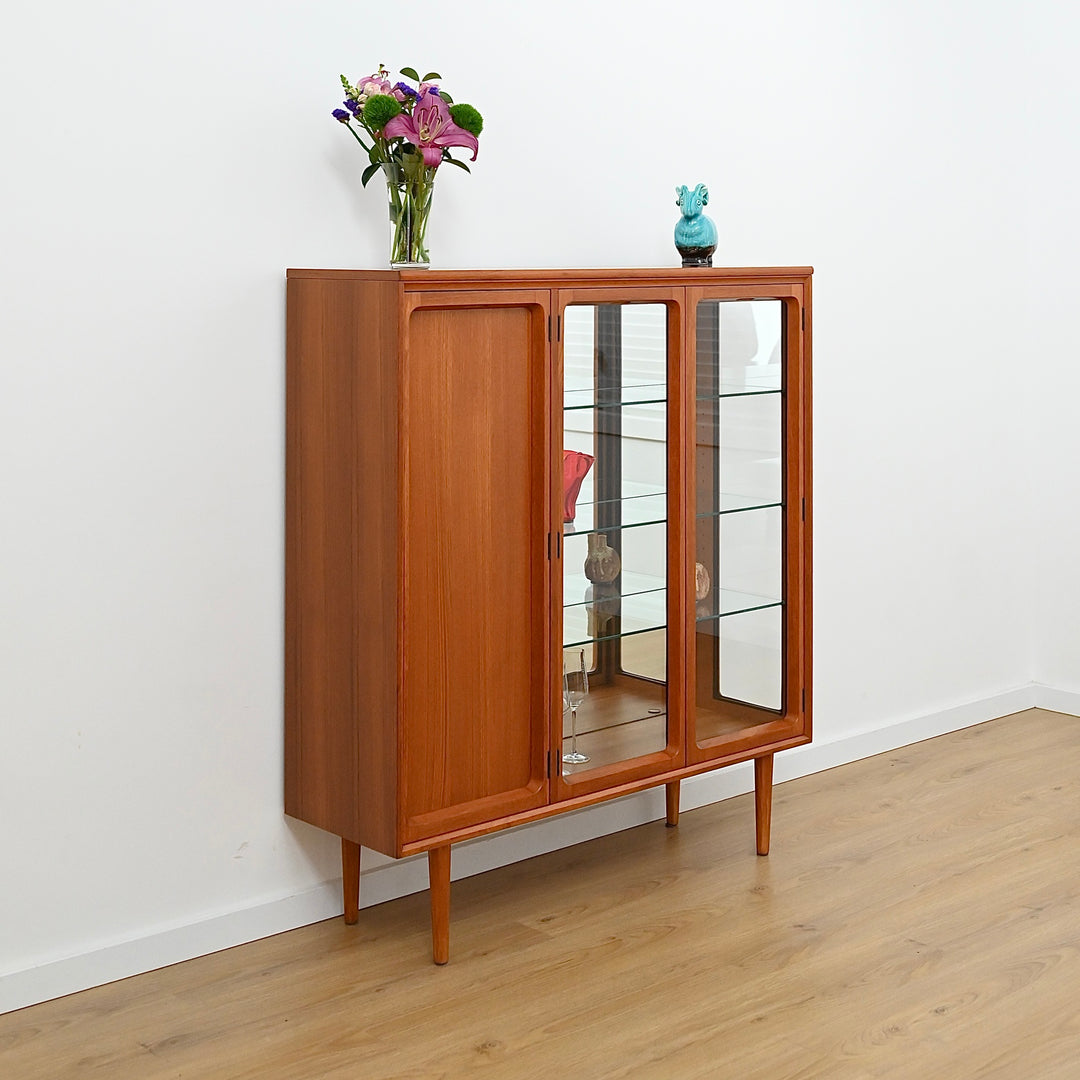 Mid Century Teak Display Cabinet by Chiswell