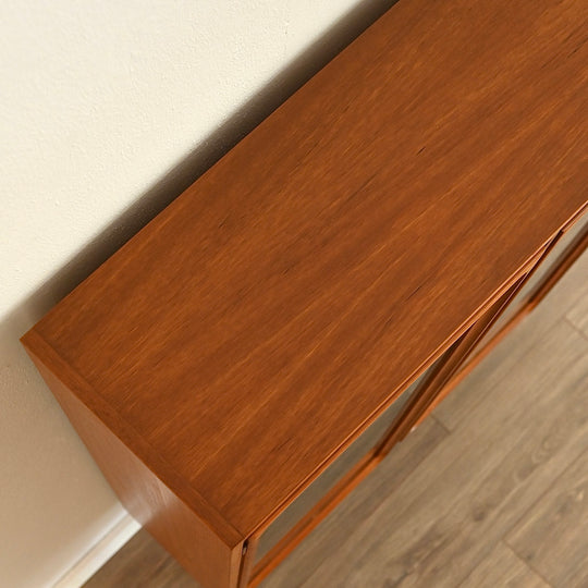 Parker Teak Mid Century Sideboard Display China Cabinet