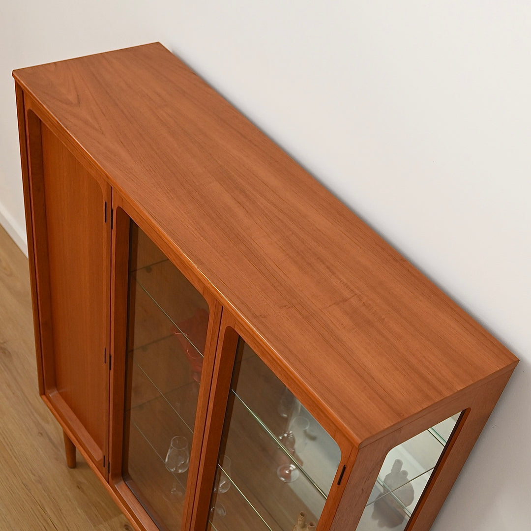 Mid Century Teak Display Cabinet by Chiswell