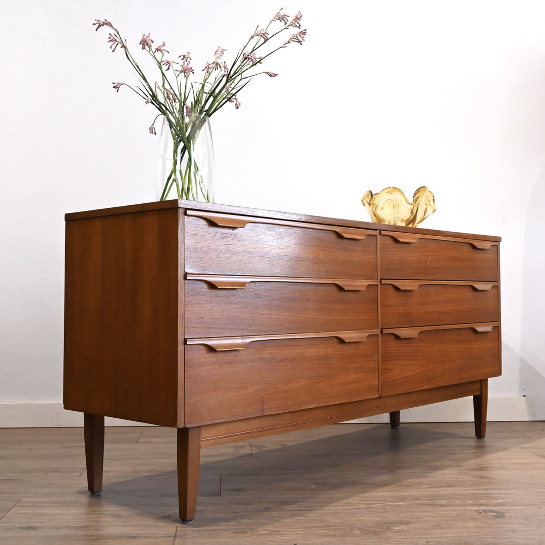 Mid Century Teak Sideboard Dresser Drawers