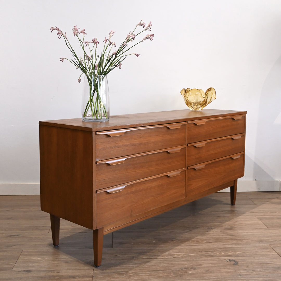 Mid Century Teak Sideboard Dresser Drawers