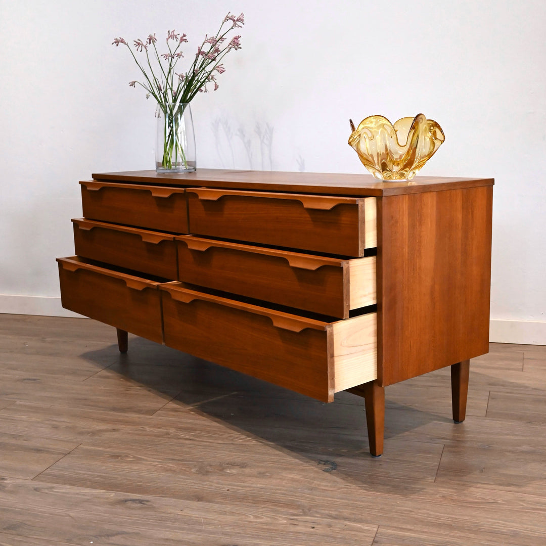 Mid Century Teak Sideboard Dresser Drawers