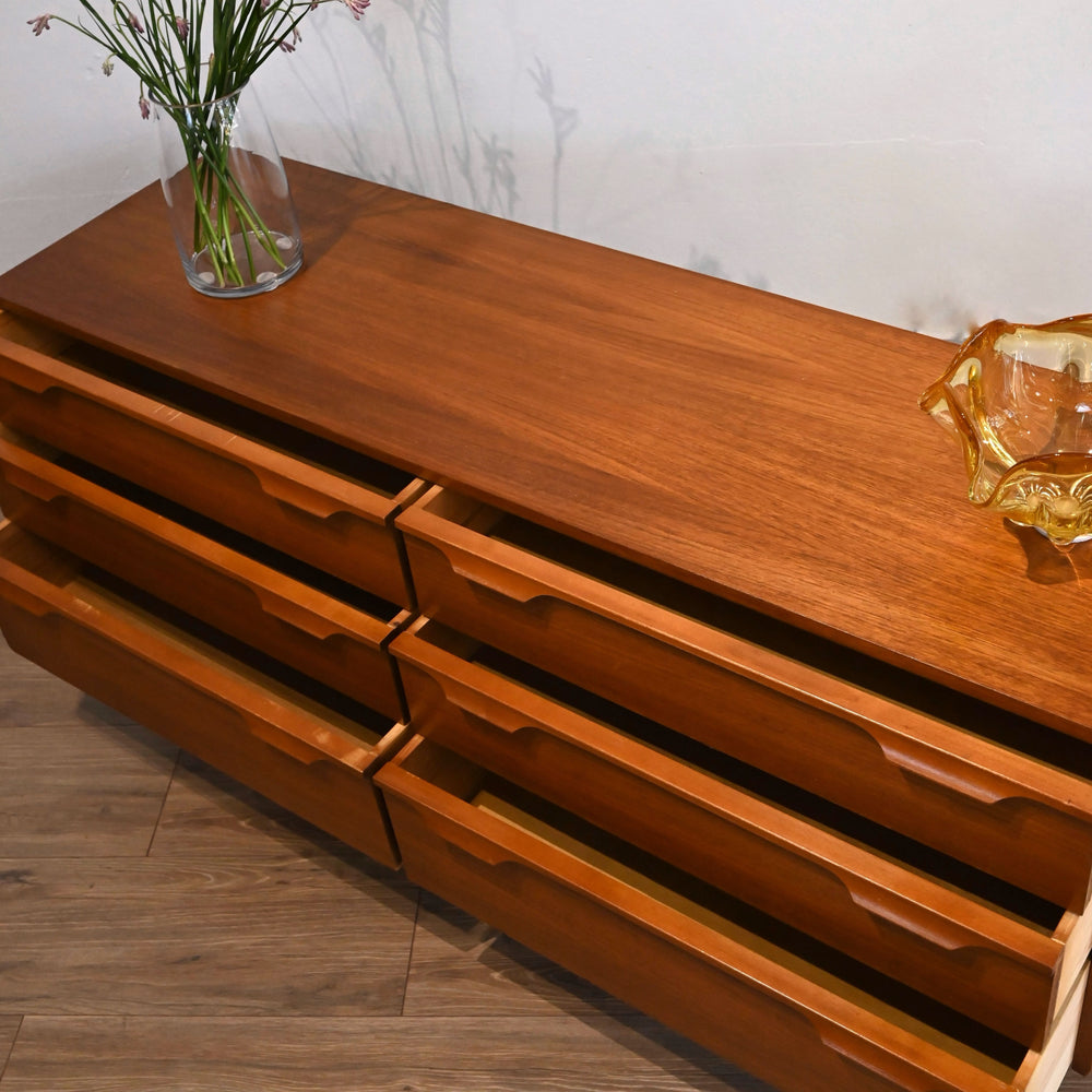 Mid Century Teak Sideboard Dresser Drawers