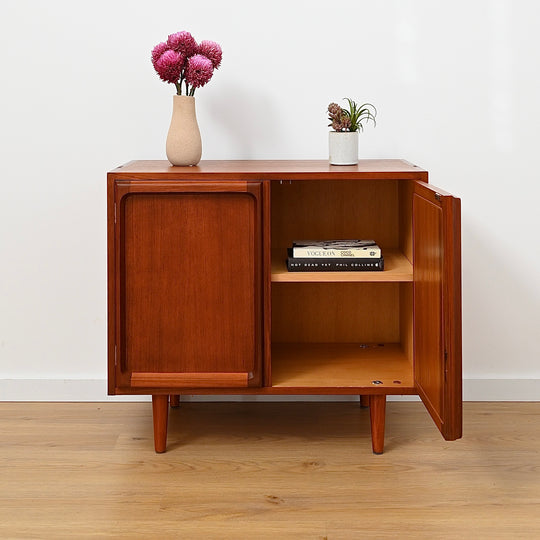 Mid Century Teak Sideboard LP Record Cabinet by Chiswell