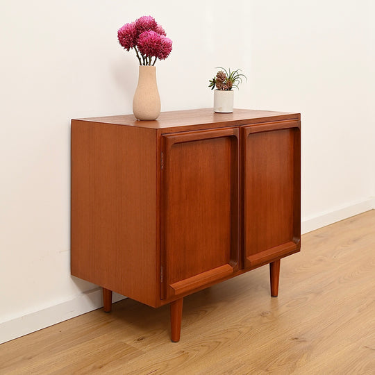 Mid Century Teak Sideboard LP Record Cabinet by Chiswell