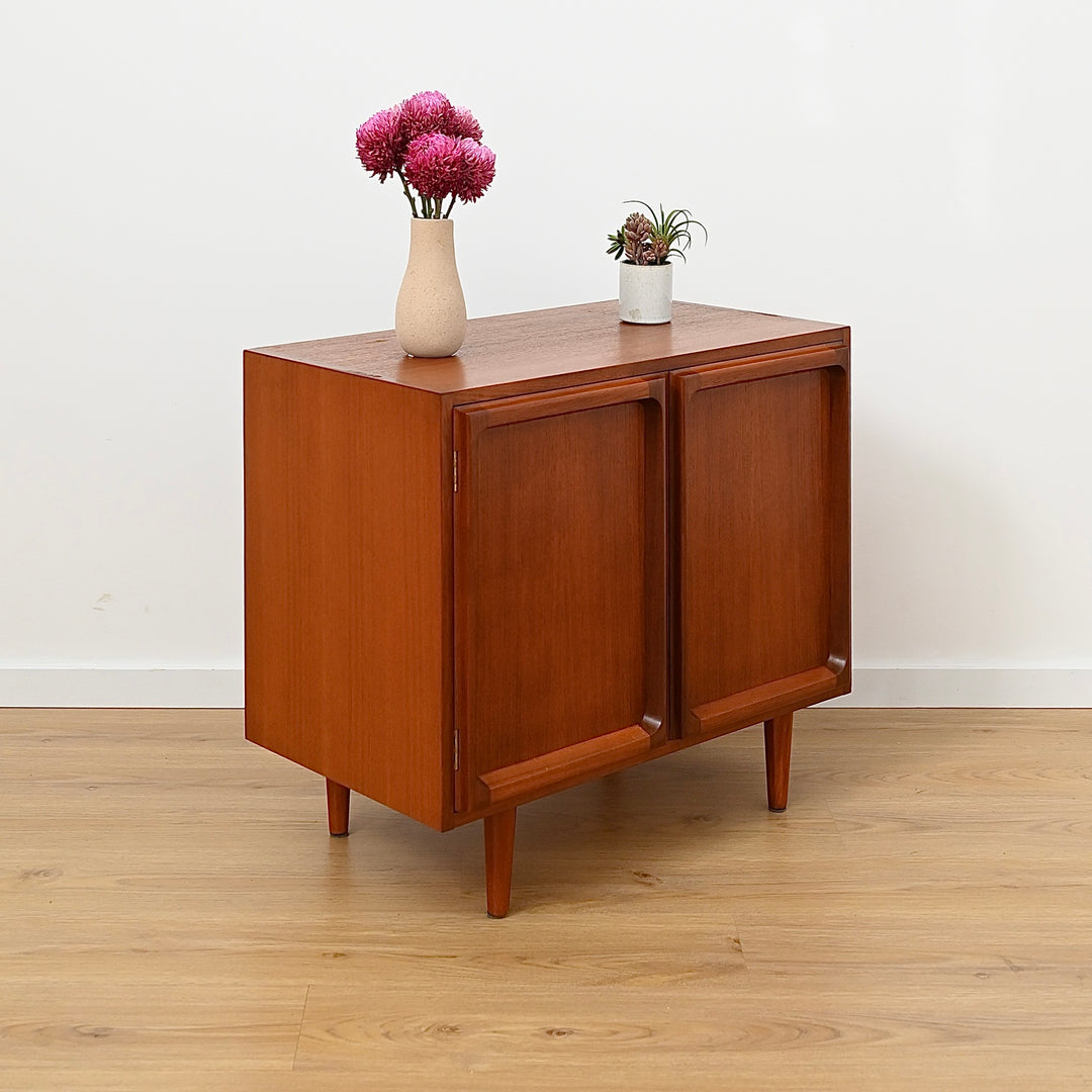 Mid Century Teak Sideboard LP Record Cabinet by Chiswell
