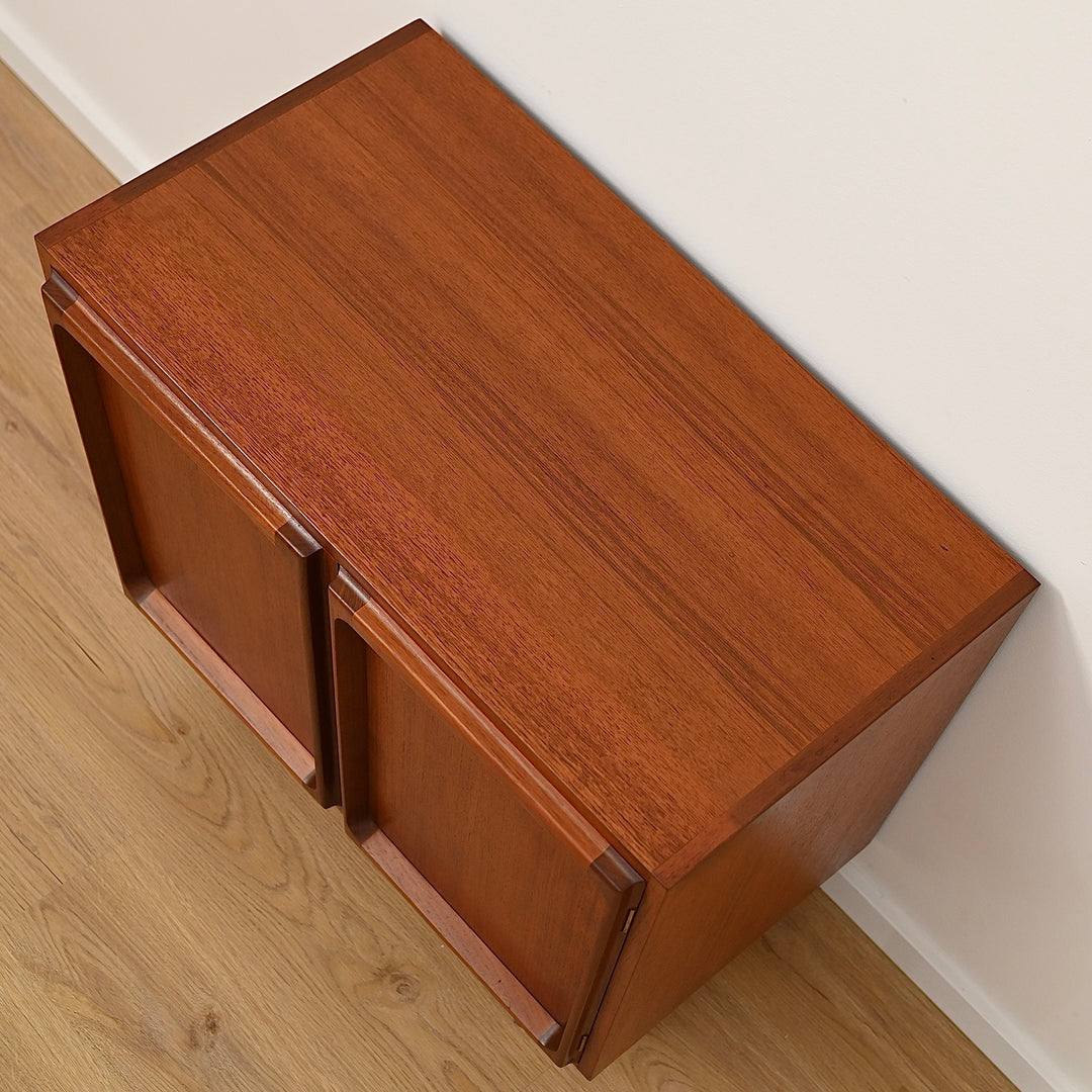 Mid Century Teak Sideboard LP Record Cabinet by Chiswell