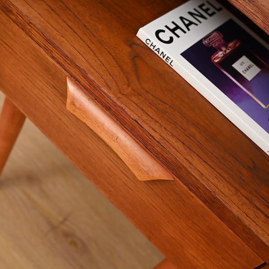 Pair of Mid Century Teak Nightstands Bedside Tables by Reliance Furniture - Refinished