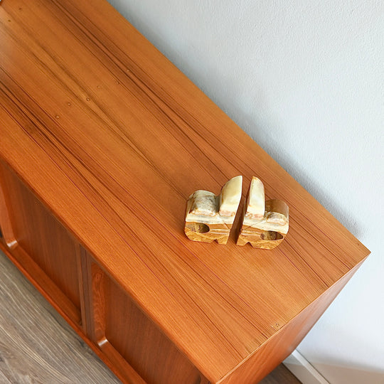 Mid Century Teak Sideboard LP Record Cabinet by Chiswell