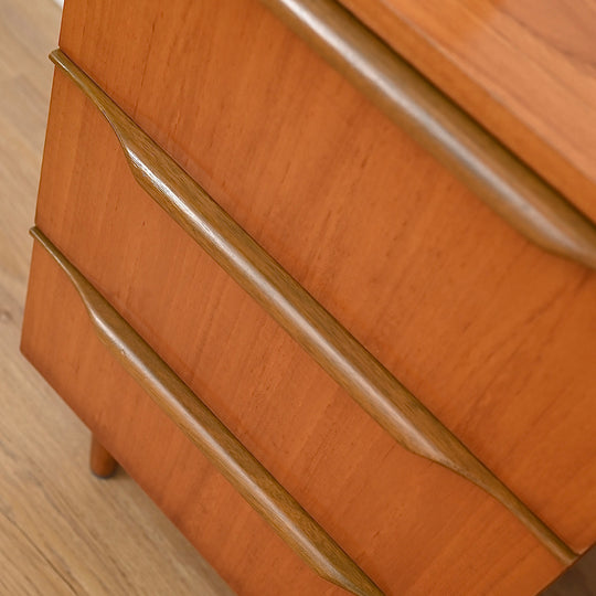 Pair - Mid Century Teak Bedside Tables Night Stands by Macrob